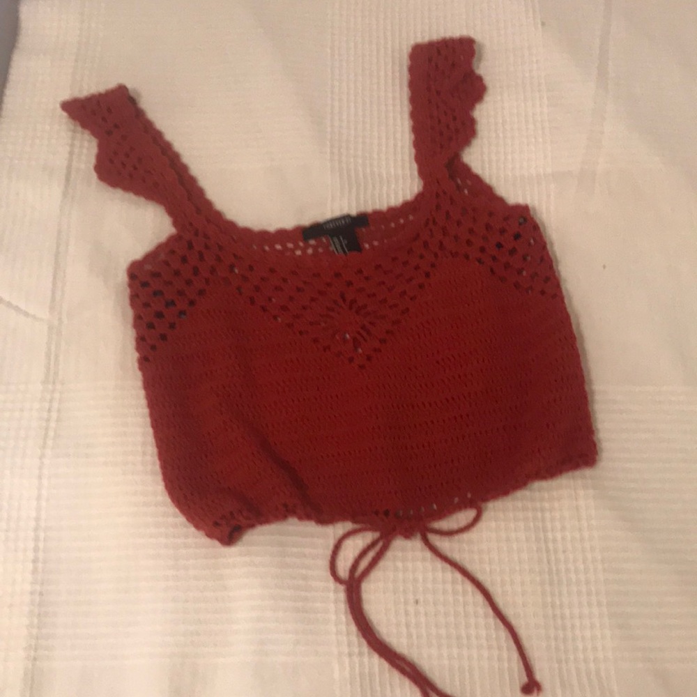 Forever 21 crochet crop top